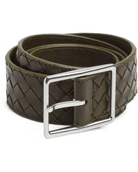 Bottega Veneta - Leather Intrecciato Piccolo Belt - Lyst