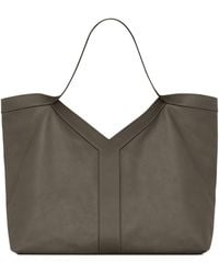 Saint Laurent - Large Leather Y Tote Bag - Lyst