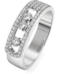 Messika - White Gold And Diamond Move Noa Ring - Lyst