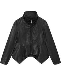 AllSaints - Leather Grace Biker Jacket - Lyst