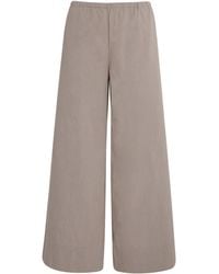 St. Agni - Stretch-Organic Cotton Drawstring Trousers - Lyst