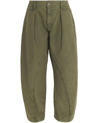 JW Anderson - Cotton Twisted Seam Trousers - Lyst