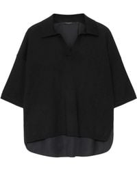 AllSaints - Wool Bern Polo Shirt - Lyst