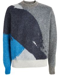 Norse Projects - Mohair-alpaca Abstract Sweater - Lyst