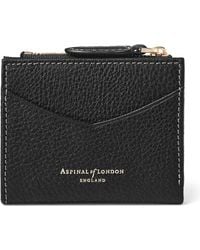 Aspinal of London - Leather Hudson Coin And Card Holder - Lyst