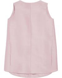 Balenciaga - Wool-Silk A-Line Mini Dress - Lyst