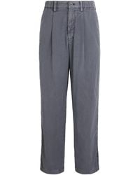 IM MEN - Cotton Pigment-Dyed Trousers - Lyst