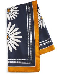 Sandro - Silk Floral Print Scarf - Lyst