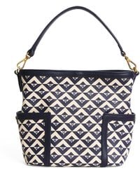 Harrods - Coated Canvas Geometric Bucket Bag - Lyst
