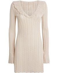 Devon Windsor - Knitted Davina Mini Dress - Lyst