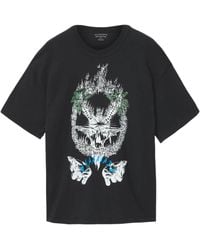 AllSaints - Organic Cotton Palm Ripper T-Shirt - Lyst