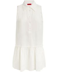 MAX&Co. - Linen A-line Mini Dress - Lyst