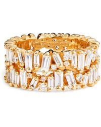 Suzanne Kalan - And Mixed Diamond Tech Ring Jackets - Lyst