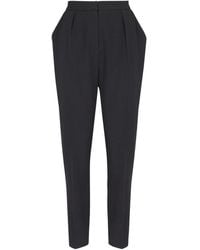 Balmain - Wool Slim Tailored Trousers - Lyst