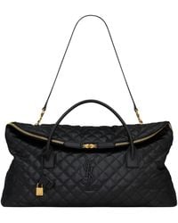 Saint Laurent - Giant Quilted Leather Es Travel Bag - Lyst