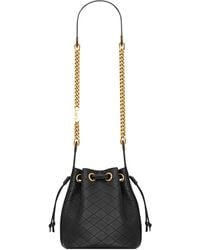 Saint Laurent - Small Cassandre Bucket Bag - Lyst