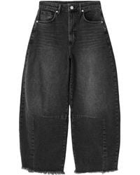 AllSaints - Payton Crop Jeans - Lyst