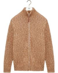 Loewe - Jacquard Anagram Zip-Up Relaxed Cardigan - Lyst