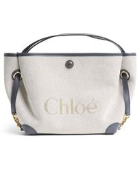 Chloé - Small Canvas Clover Carry Top-Handle Bag - Lyst