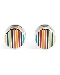 Paul Smith - Signature Stripe Cufflinks - Lyst