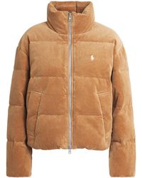 Polo Ralph Lauren - Corduroy Down-Filled Puffer Jacket - Lyst