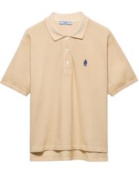 Prada - Cotton Piqué Polo Shirt - Lyst