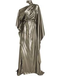 ‎Taller Marmo - Lamé Taylor Seventies Kaftan Maxi Dress - Lyst