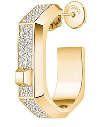 Messika - Moderniste Medium And Diamond Single Hoop Earring - Lyst