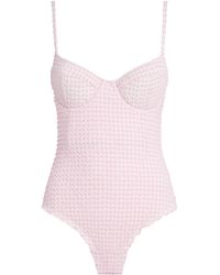Jonathan Simkhai - Gingham Suni Swimsuit - Lyst