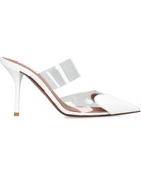 Alaïa - Leather Coeur Mules 90 - Lyst