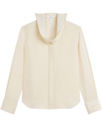 Givenchy - Silk Reverse-Collar Shirt - Lyst