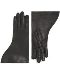 Rick Owens - Leather Flared Gloves - Lyst