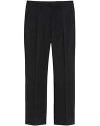 Max Mara - Cotton-Blend Straight Trousers - Lyst