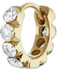 Maria Tash - Invisible Set Large Diamond Eternity Hoop Earring - Lyst