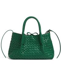 Bottega Veneta - Leather Pinacoteca Top-Handle Bag - Lyst