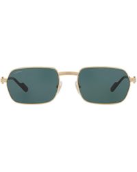 Cartier - Première De Rectangular Sunglasses - Lyst