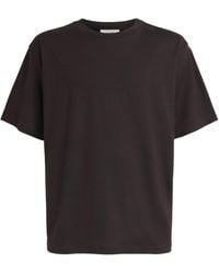 Studio Nicholson - Wool Henley T-Shirt - Lyst