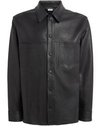 Jonathan Simkhai - Leather Long-Sleeve Shirt - Lyst