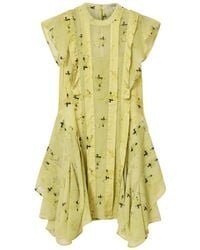 AllSaints - Printed Fleur Mini Dress - Lyst