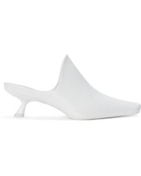 Loewe - Lambskin Emily Heeled Mules 45 - Lyst