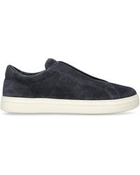 Hogan - Suede H668 Slip-On Sneakers - Lyst