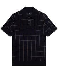 dunhill - Cotton-Mulberry Silk Polo Shirt - Lyst