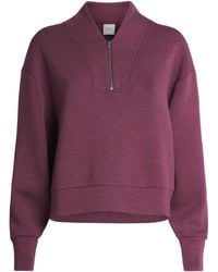 Varley - Doublesoft Davidson Quarter-Zip Sweatshirt - Lyst