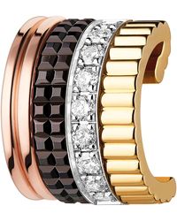 Boucheron - Mixed And Diamond Quatre Classique Single Ear Clip - Lyst