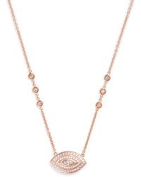 Jacquie Aiche - And Diamond Evil Eye Necklace - Lyst