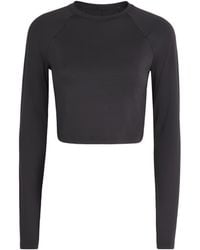 On Shoes - Lg-Sleeve Studio Crop Top - Lyst