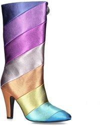 Kurt Geiger - Leather Rainbow Kensington Boots - Lyst