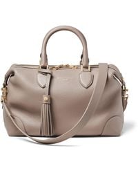 Aspinal of London - Leather Midi The Hudson Bowling Bag - Lyst