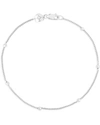 Astrid & Miyu - Sterling Essential Beaded Chain Bracelet - Lyst