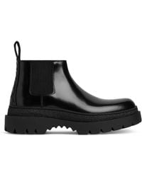 Bottega Veneta - Leather Highway Ankle Boots - Lyst